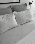 Earthing/grounding/wellness Organic King Fitted Sheets Fits 80" X 76" Gray. Fixed Price $89.00.