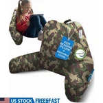 Deluxe Reading Pillow Adjustable Firmness Back Support Bed Wedge W/ Pockets New. Fixed Price $45.58.