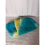 Xhilaration Tie Dye Quilted Pillow Sham Standard Blue Yellow Euro. Fixed Price $15.00.