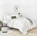 Splendid Home Crosshatch Comforter Sham Off White Black Twin New Opened Package. Fixed Price $49.99.