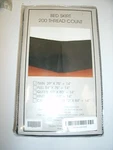 Divatex Home Fashion 200 Thread Count Bed Skirt RN#84062 Black Twin Size. Fixed Price $7.99.