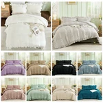 Wongs Bedding Ruffle Farmhouse Shabby Chic Boho Comforter Sets King Queen Soft. Fixed Price $51.99.
