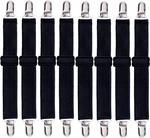 Korlon 8 Pack Bed Sheet Straps, Adjustable Fitted Clips, Heavy.... Fixed Price $17.35.