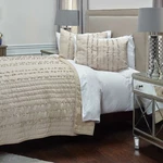 Rizzy Home Piper King Sham Light Beige Finish QLTBQ4209LI002036. Fixed Price $27.50.