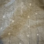 Calvin Klein Home Euro Pair Khaki Stripe Pillow Shams. Fixed Price $29.99.