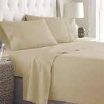 Soft Quality Egyptian Cotton Bedding Collection Select Size & Tc Taupe Solid. Fixed Price $67.69.