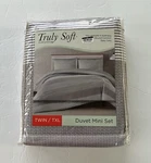 Truly Soft Duvet Mini 2 Piece Set Twin/txl Color Gray. Fixed Price $15.00.