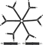 Sheet Fastener Kit With 6 Way Cross Clips And Non Slip Adjustable.... Fixed Price $16.00.