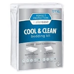 Allerease Mattress Pillow Protector Bedding Set Twin Xl Cool Clean Allergy. Fixed Price $18.99.