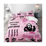 Luvivihome 3PCS Funny Ghost Duvet Cover Full Set, Teen Girls Bedding,.... Fixed Price $61.40.