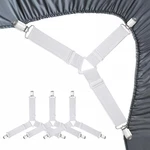 Bed Sheet Fasteners, Adjustable Mattress Suspenders, Cover Straps,. Fixed Price $13.99.