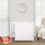Sweet Jojo Designs 3PC Mini Crib Set Pink Bows. Fixed Price $111.99.