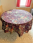 Vtg 90S Laura Ashley Olivia Table Round Cloth New Package Fall 72 Inches. Fixed Price $14.00.