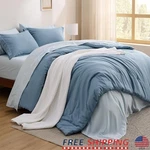 Cozy Bedding Set Comforter Pillowcase Fitted Sheet Stylish Gift Idea Her New. Fixed Price $89.89.