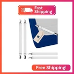 Feelathome 4 Pcs Clips Keep Bedsheets In Place - Corner Bands Suspende. Fixed Price $10.09.