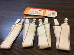 4 Pack Fresh Ideas Bed Straps White Secure Fitted For All Mattress. Fixed Price $9.44.