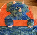 Triceratops Dinosaur Sleeping Slumber Bag Hug Fun Animal Kids 66"X 28" Sleepover. Fixed Price $24.95.