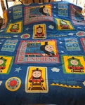 Thomas The Train Tank Engine Friends Twin Comforter With Pillow Case 83" X 63. Fixed Price $65.00.