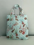 Cracker Barrel Nwt Coastal Quilted Throw Blanket In Tote Picnic/beach Seashell. Fixed Price $49.99.