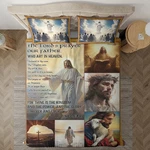 Jesus Christian Bedding Set God Faith Inspired Comforter Cover Home Decor. Fixed Price $93.00.