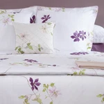 Yves Delorme Clematis Embroidery Silk Blend Decorative Throw Pillow Cover Floral. Fixed Price $110.00.