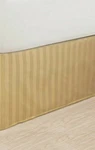 Elegant Comfort Gold Soft Dobby Stripe King Size 78" X 80" Bed Skirt. Fixed Price $38.16.