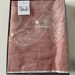 Yves Delorme Tablecloth Linen/cotton 71" 110" 180CMX 280 Orange New/ Box. Fixed Price $179.99.