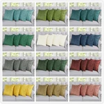Set 4 Cushion Cover Textured Velvet Premium Soft Decorative Throw Pillow Case. Fixed Price $19.94.