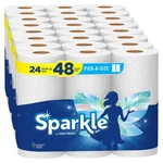 Sparkle Pick-a-size Paper Towels, 24 Double = 48 Regular Rolls, Everyda.... Fixed Price $40.66.