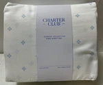 Charter Club King Sheet Set Foulard Dot Damask Collection 550 Thread Cotton New. Fixed Price $69.99.
