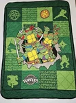 Nickelodeon Tmnt Teenage Mutant Ninja Turtles Quilted Reversible Toddler Blanket. Fixed Price $29.99.