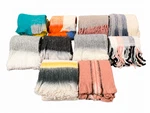 Wool Blend Throw Blankets Bulk Lot Boho Fringe Neutral Colorful Cozy 10PC. Fixed Price $170.00.
