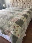 Greenland Home Sedona King Size Quilt 100% Cotton, Multicolor, Flowers. Fixed Price $78.88.