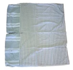 Sonoma King Pillow Shams 2 Striped Brown 100% Cotton Contemporary Kohls. Fixed Price $16.99.