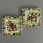 Tapestry Butterfly Dragonfly Floral Pillow Covers Only Collections Etc Of 2. Fixed Price $29.95.