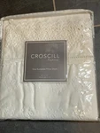 Croscill Eyelet Euro Pillow Sham X27 Romantic Cottage Home Bedding Rare Htf. Fixed Price $40.50.