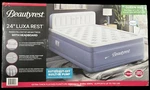 Beautyrest Luxa 24" Queen Raised Pillowtop Air Mattress W/ Pump & Headboard. Fixed Price $99.00.