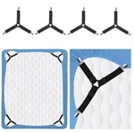 4 Pack Adjustable Bed Sheet Holder Straps Fitted Clips Fasteners Grips. Fixed Price $8.60.