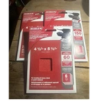 Diablo Aluminum Oxide Sandpaper Sheets 4.5X5.5IN 60/150 Grit Palm Sander 6-PACK. Fixed Price $105.95.