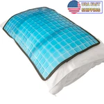 Cooling Gel Pillow Pad Chill Cells Mat For Hot Flashes, Dog & More. Fixed Price $21.95.
