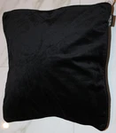 Casa Home Plush Velvet Decor Pillow Cover Black-pre Owned 20X20 Sham. Fixed Price $6.99.