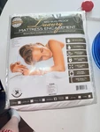 Two Oxford Super Blend Luxurious Bed Bug Protective Cover With Zipper Hotel King. Fixed Price $21.40.