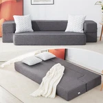 Floor Sofa Bed, Convertible Sleeper Lounge Couch Folding Mattress With 2 Pill.... Fixed Price $186.25.