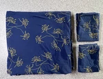 Vtg Ikea Beata Blom Navy Blue Full / Queen Cotton Duvet Cover And 2 Pillowcases. Fixed Price $24.99.