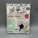 World Map Pillowcase With Washable Markers Eatsleepdoodle Arts And Crafts. Fixed Price $19.95.
