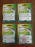 Lot Of 4 New Hillman Hidden Mirror Holders 121156 - Per Pack 20 Lb. Fixed Price $14.95.
