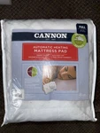 Cannon Deluxe Heated Mattress Pad W/ One Digital Controller, Full. Fixed Price $93.99.