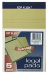 Top Flight Legal Pads, X 8 Inches, 0.375 Rule, Canary, 50 Sheets Per P.... Fixed Price $13.88.