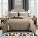 Luxury Summer Cooling Bedspread Set Reversible Coverlet Bedding Throw Queen King. Fixed Price $33.99.