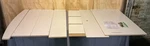 South Shore White Bookcase Headboard #3263A097. Fixed Price $149.95.